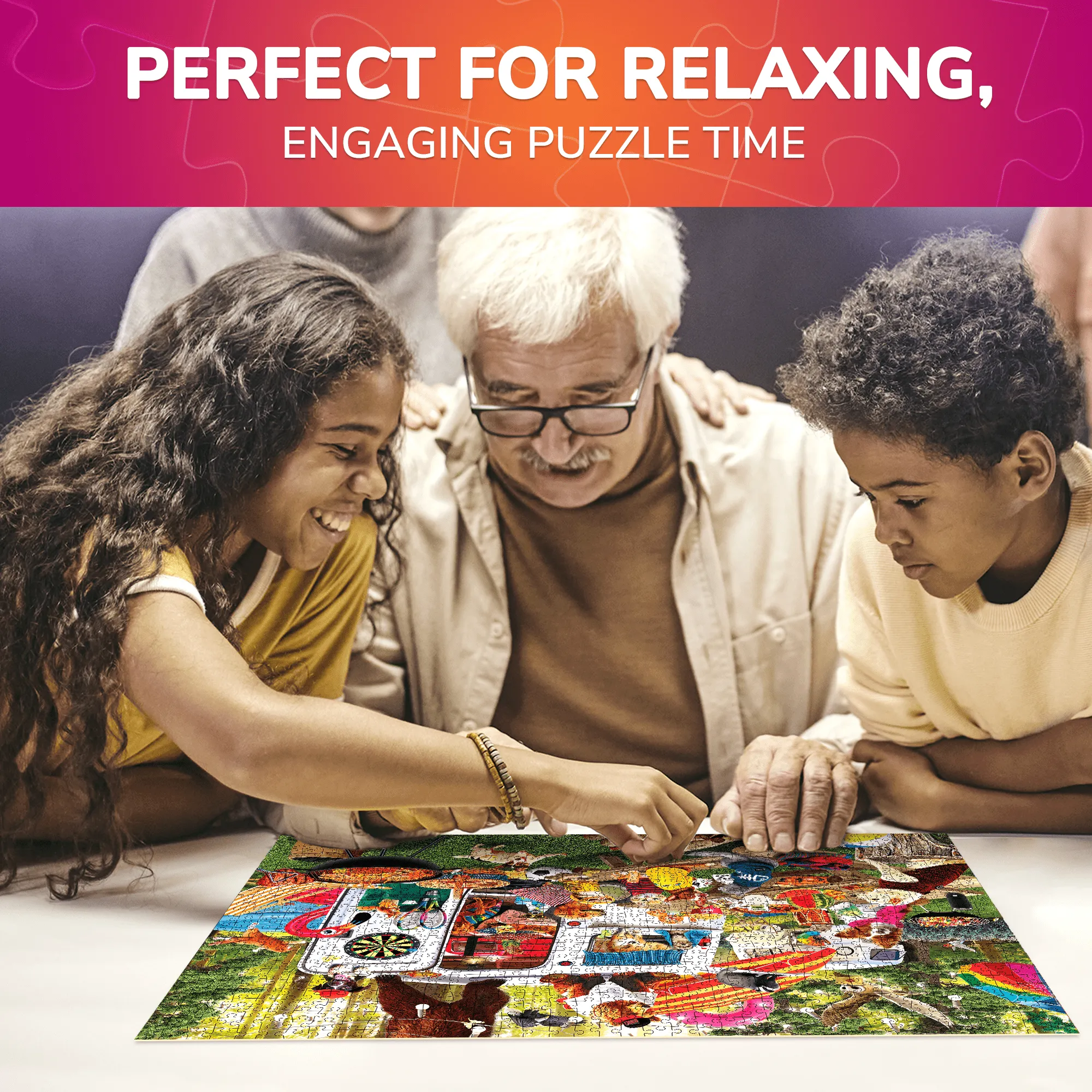 1000 Pcs Jigsaw Puzzle for Adults |Funny Animals