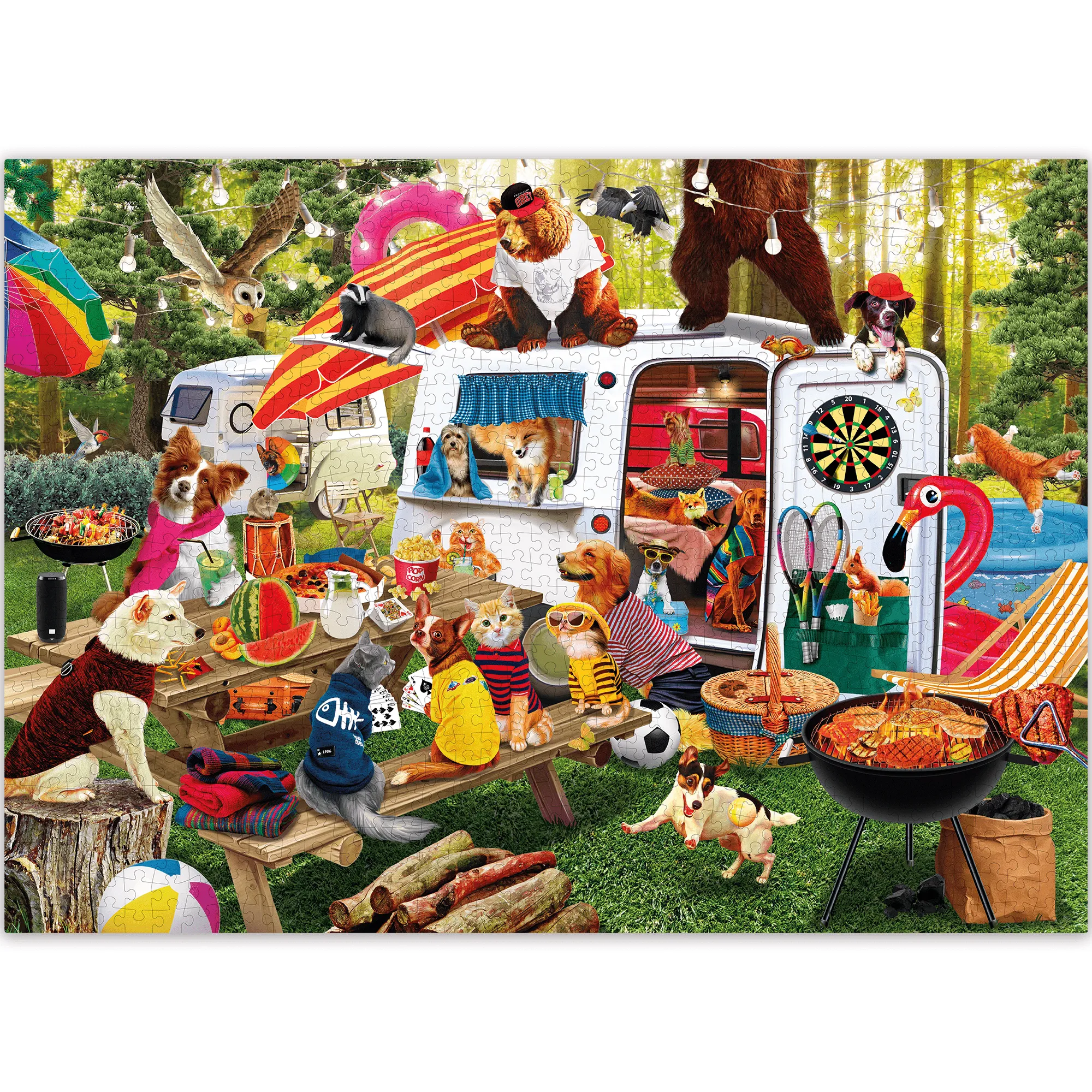 1000 Pcs Jigsaw Puzzle for Adults |Funny Animals
