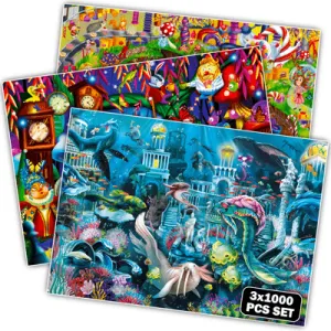 1000 Pcs Puzzles for Adults | Charlie, Alice & Underwater
