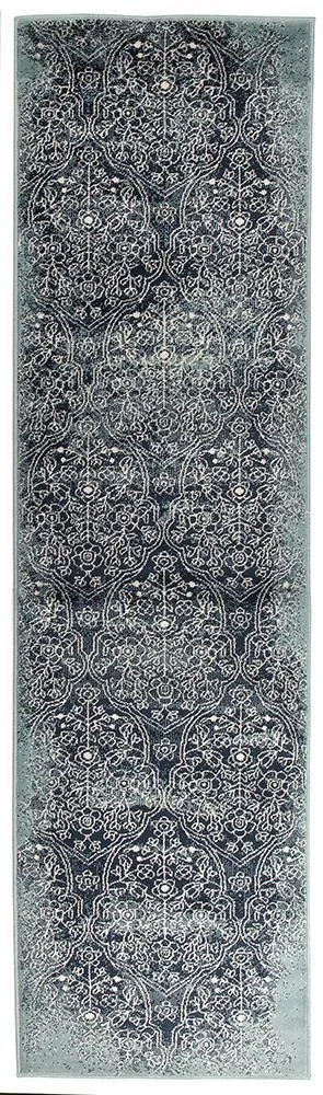 Asmita Stem Navy Rug Runner