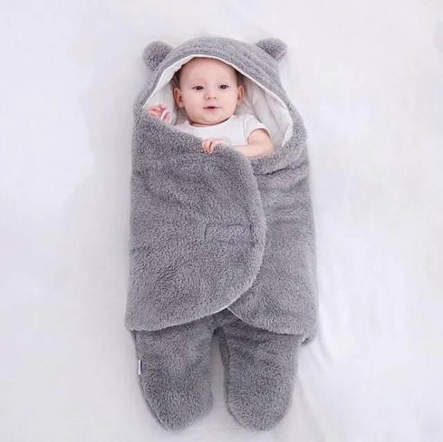 Baby Bear Cartoon Sleep Swaddle Sack Bag