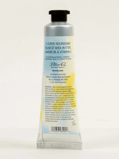 BLUEQ "I'm A Delicate Fucking Flower Natural Hand Cream - Jasmine With Orange Peel & Pear
