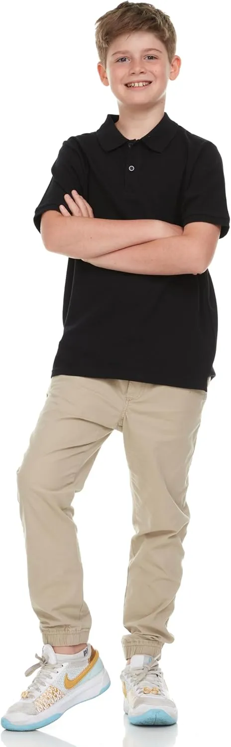 Boys Polo 2-Pack: Premium Comfort and Timeless Style - Perfect for School, Playdates, Church, Birthdays.