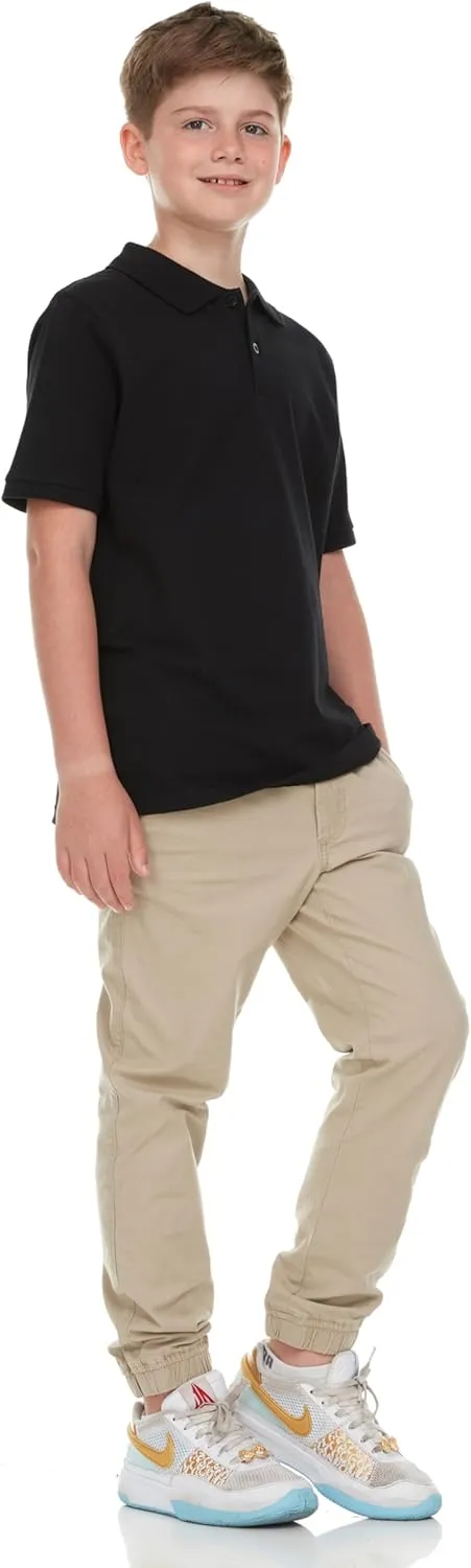 Boys Polo 2-Pack: Premium Comfort and Timeless Style - Perfect for School, Playdates, Church, Birthdays.