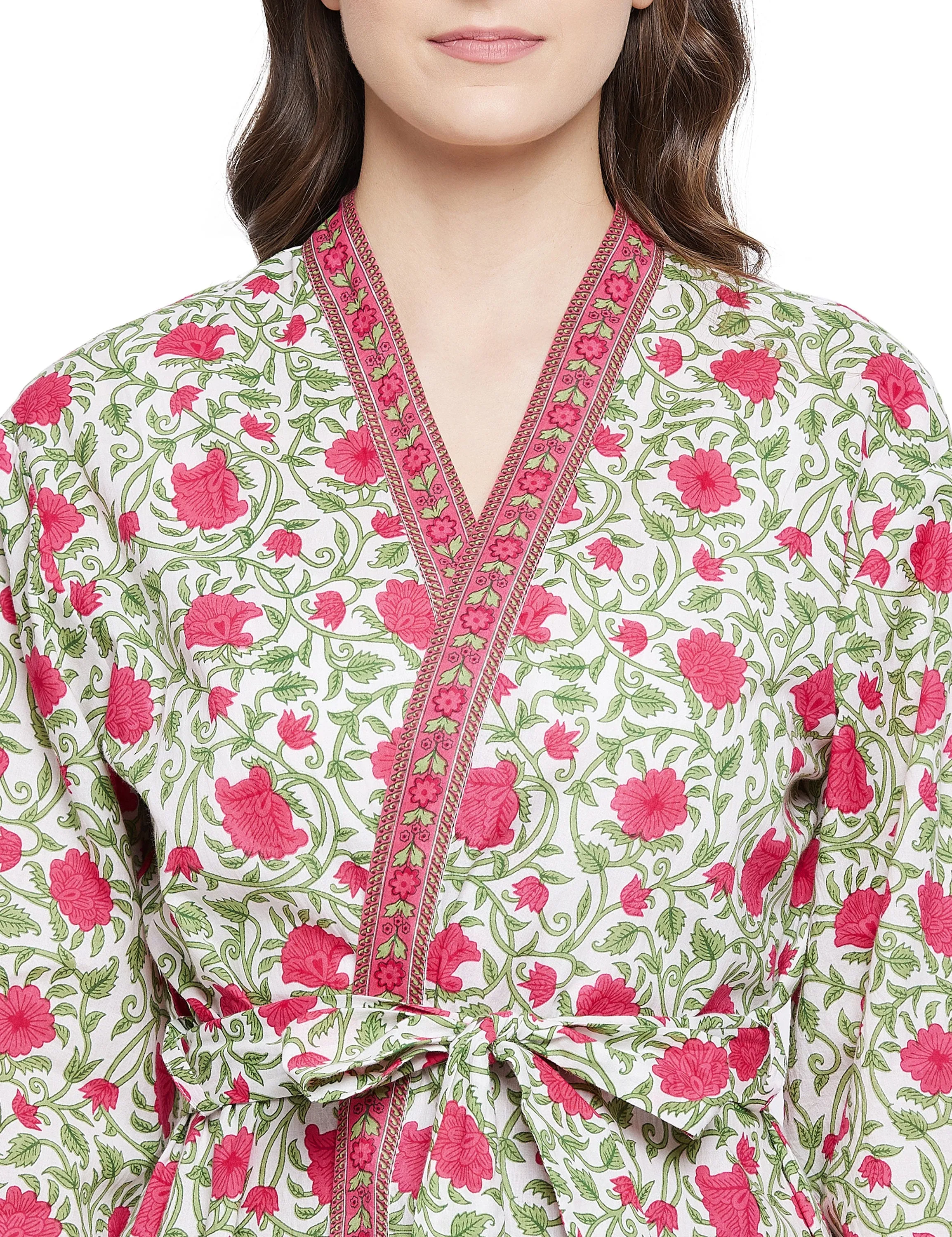 Charlotte Cotton Kimono Robe
