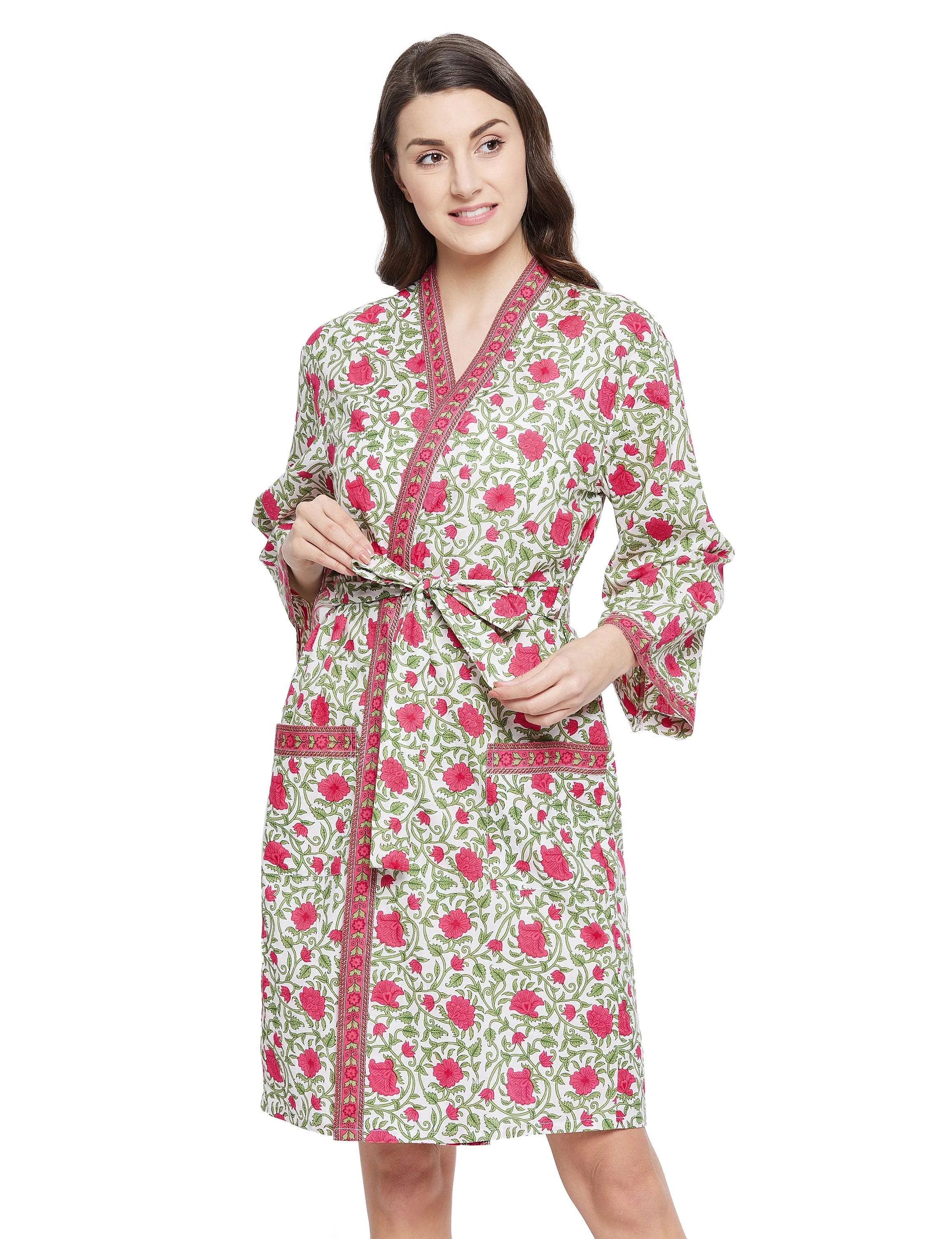 Charlotte Cotton Kimono Robe