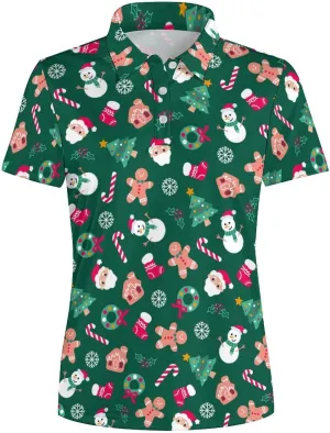 Golf Shirt for Womens - Performance Moisture Wicking Polo Shirts Quick-Dry Golf Polo Shirts