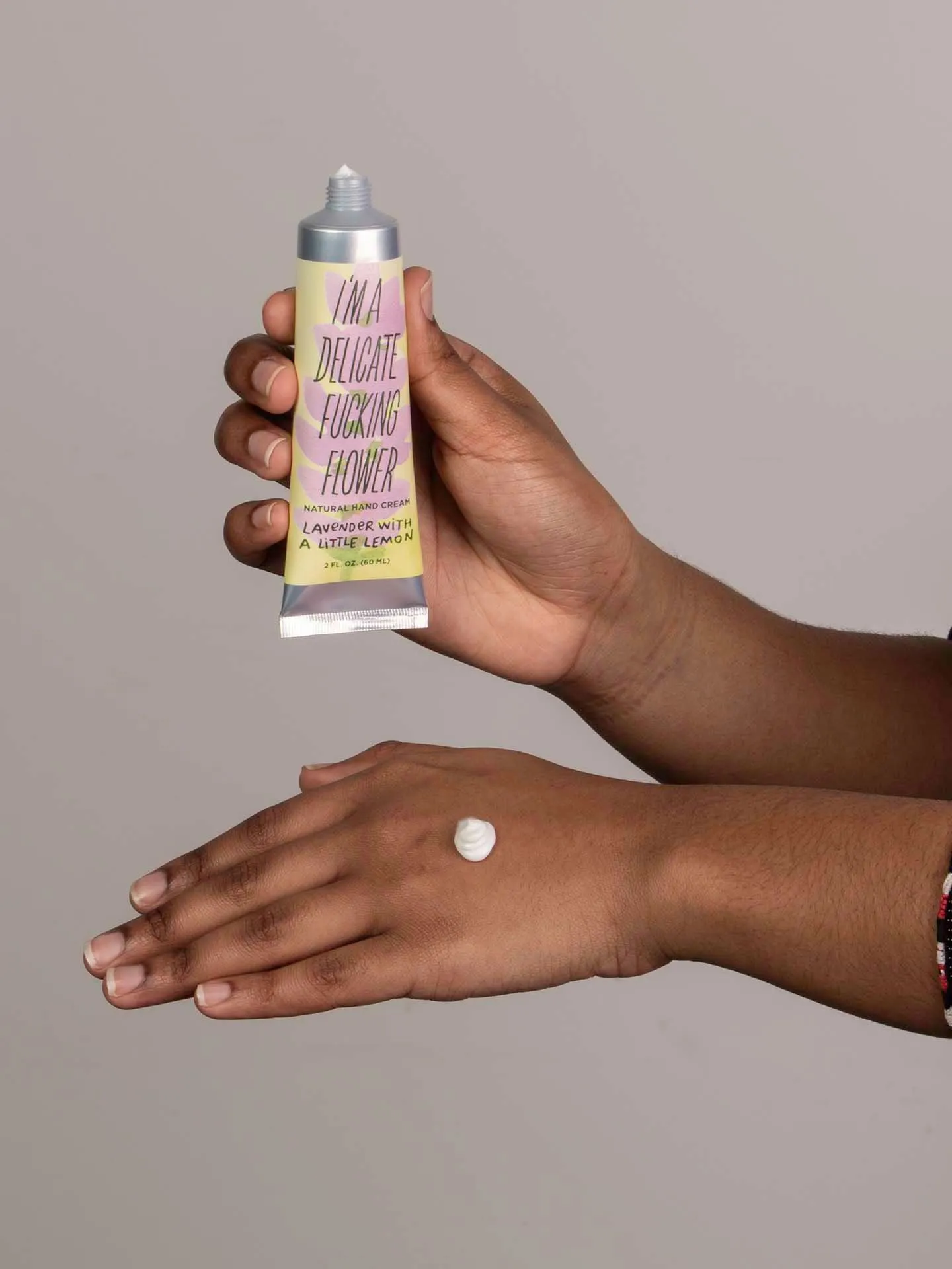I'm a Delicate Fucking Flower Natural Hand Cream - Lavender with a Little Lemon