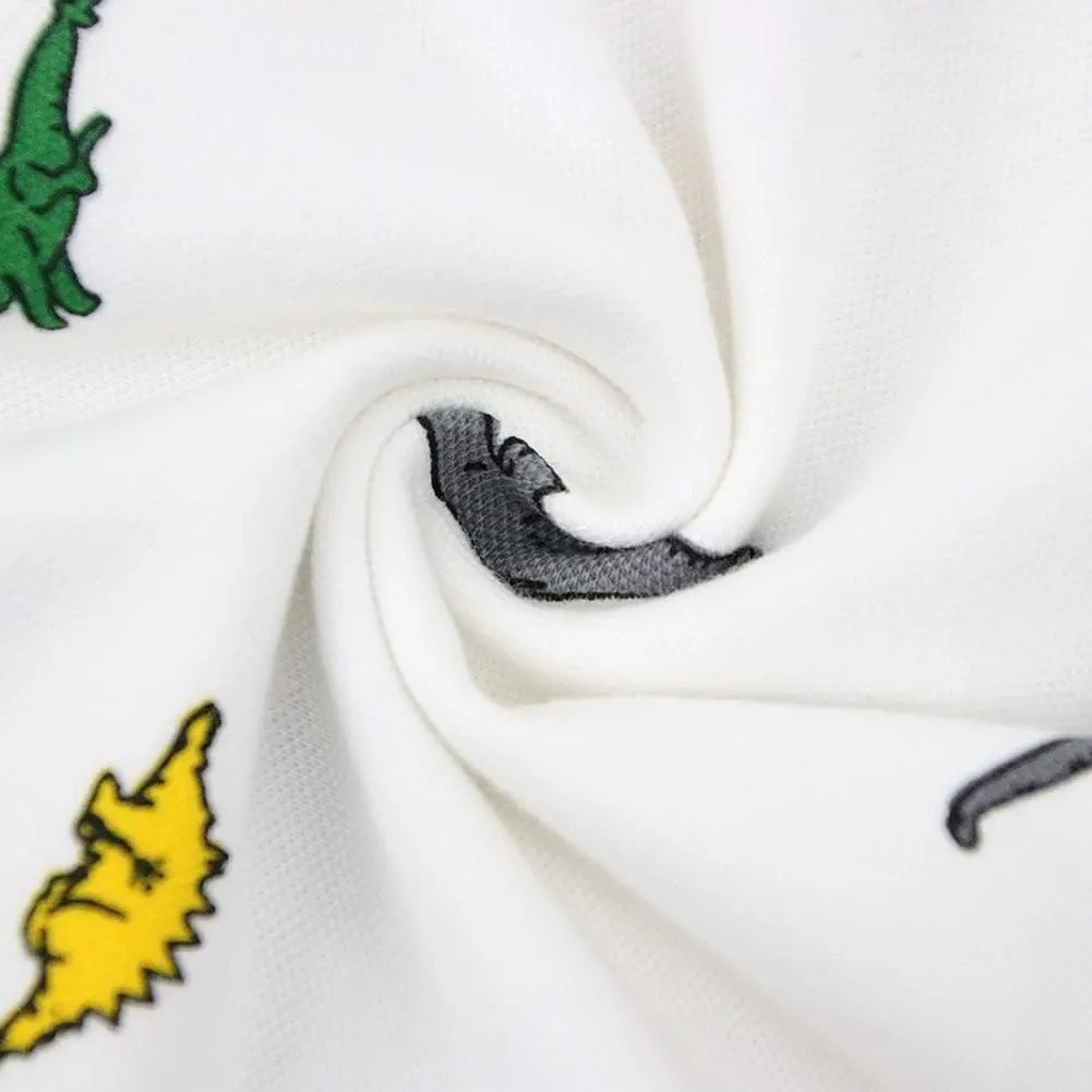 Little Boys Short Sleeve Polo Shirt Cute Summer Tee Uniform Tops