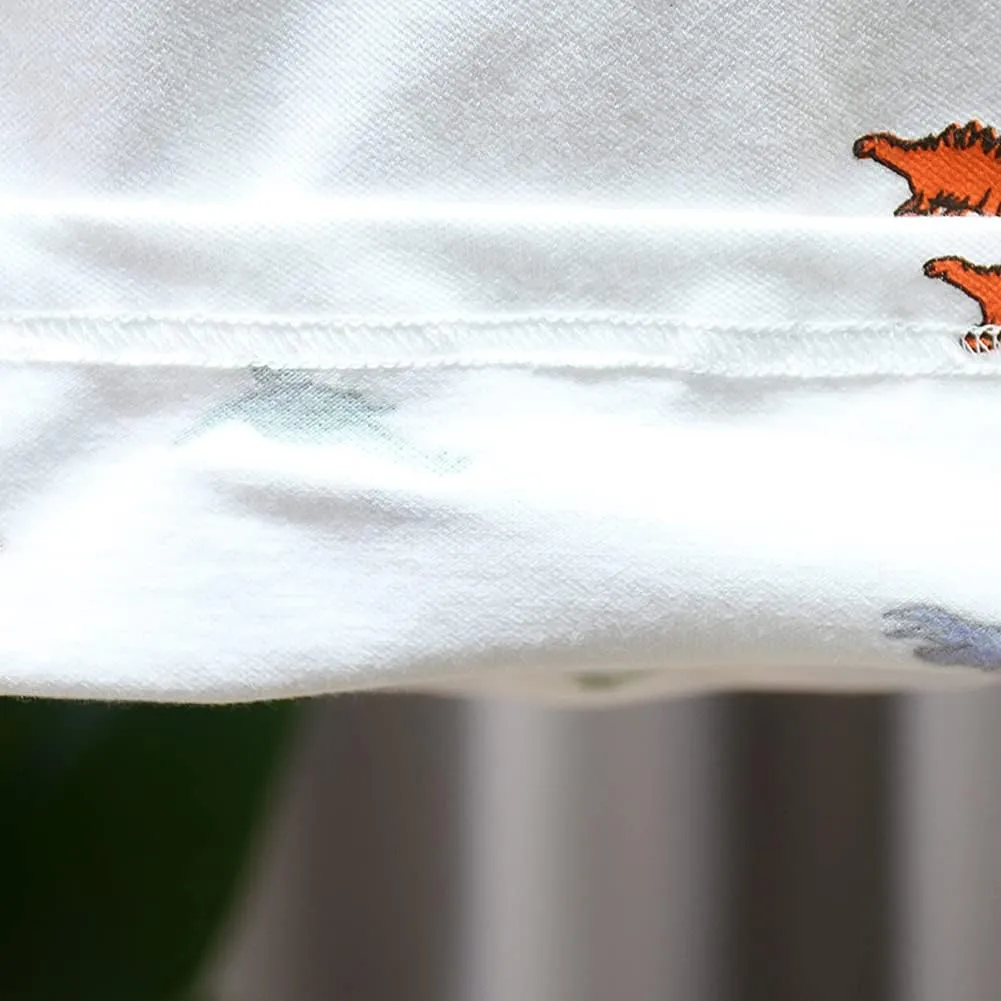 Little Boys Short Sleeve Polo Shirt Cute Summer Tee Uniform Tops