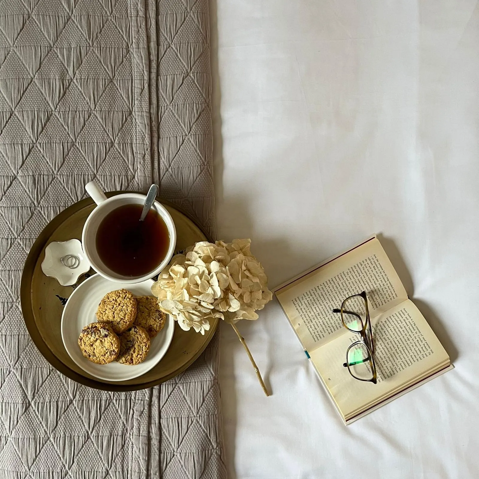 Stockholm Pewter Grey Cotton Bedspread