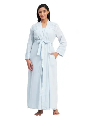 Victorian Embroidery Dressing Gown