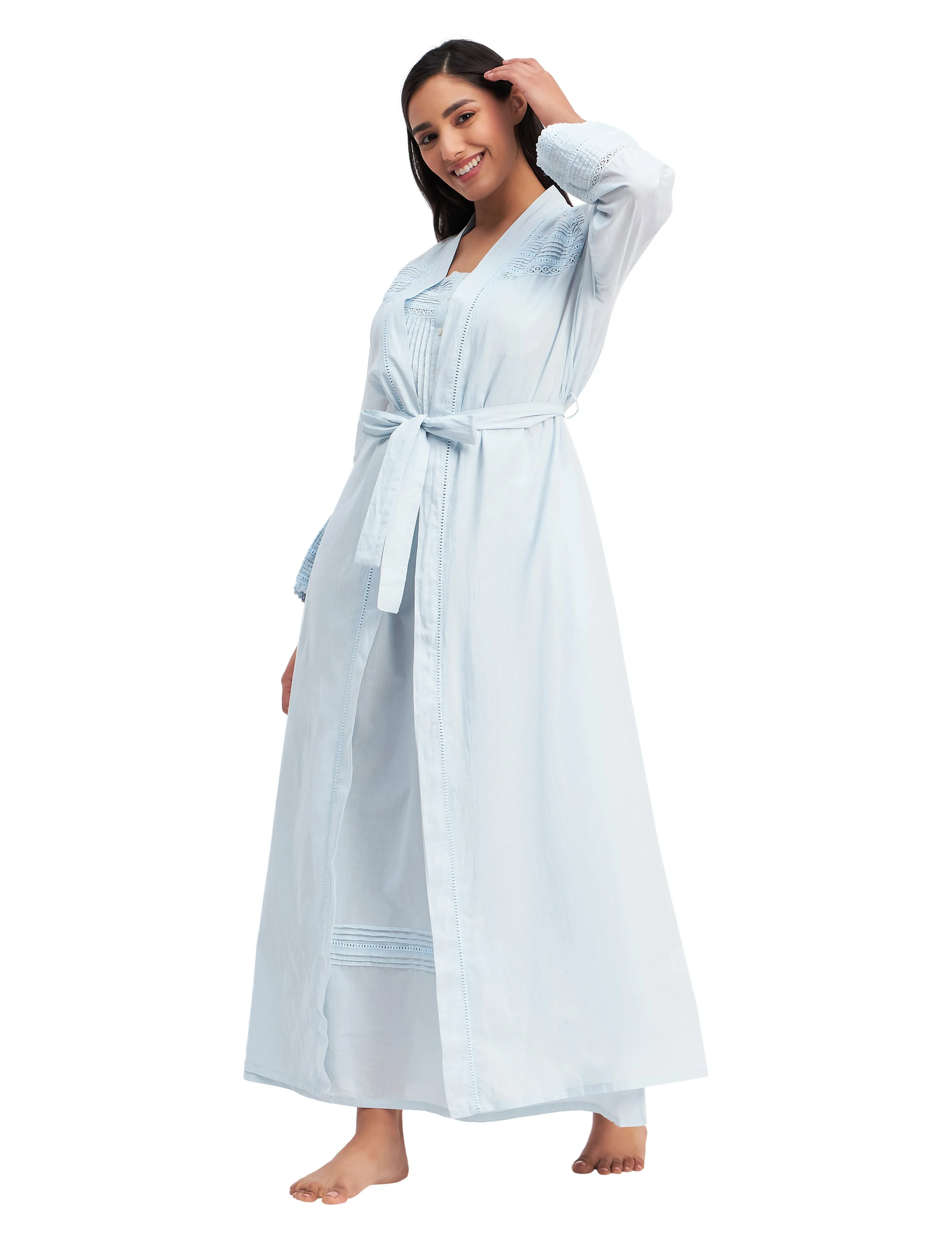 Victorian Embroidery Dressing Gown