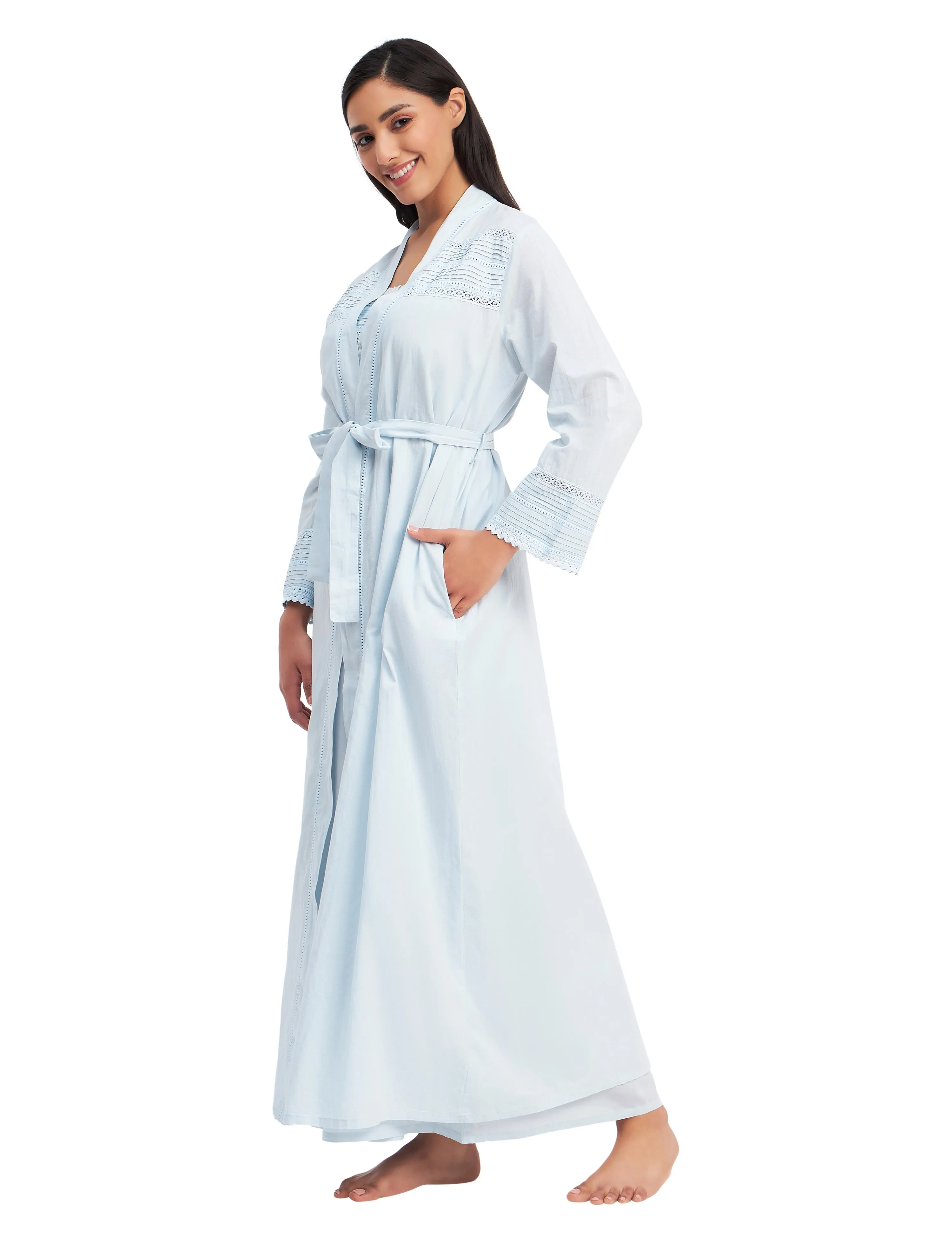 Victorian Embroidery Dressing Gown