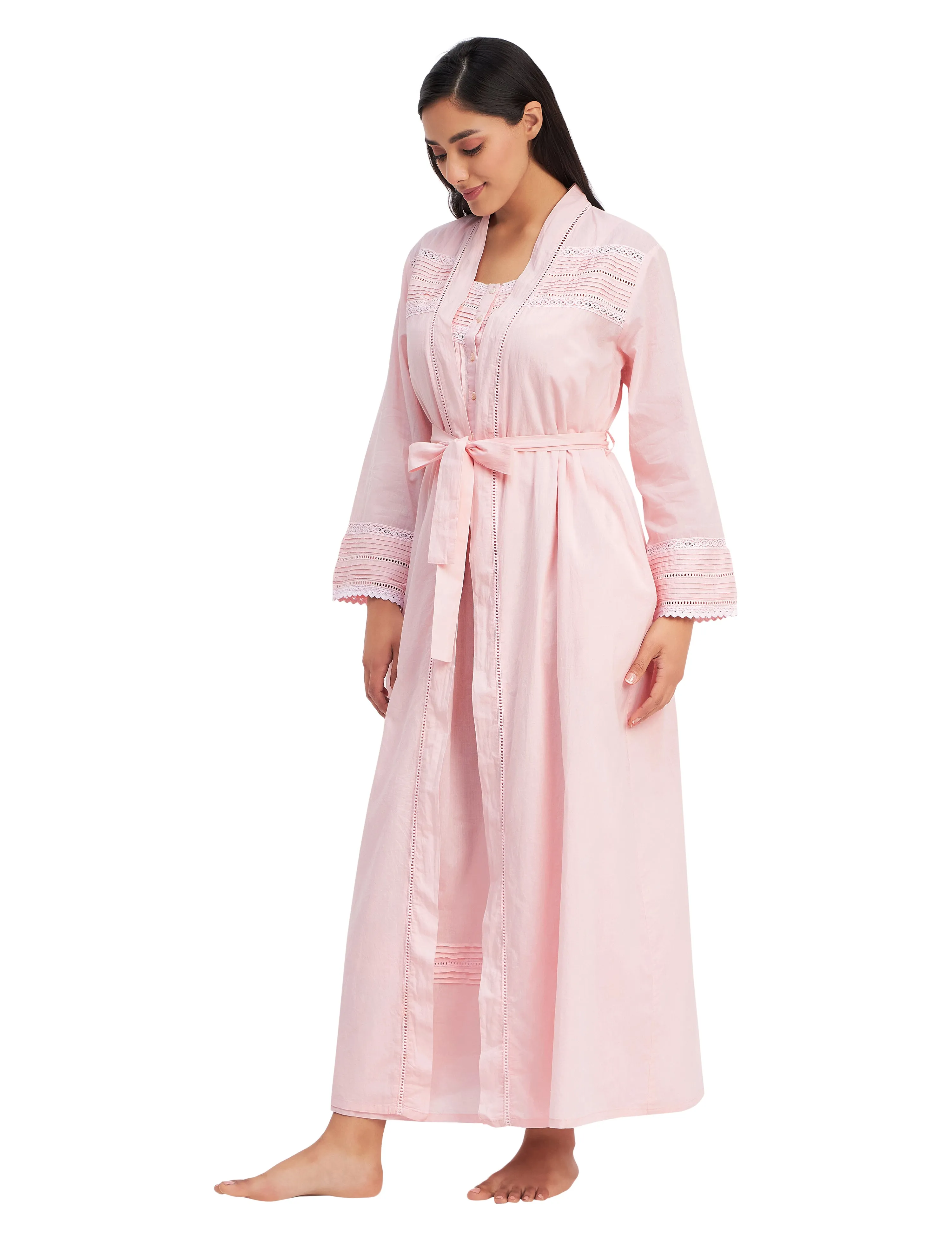 Victorian Embroidery Dressing Gown